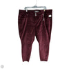 Pants Other By Torrid In Maroon, Size: 3x