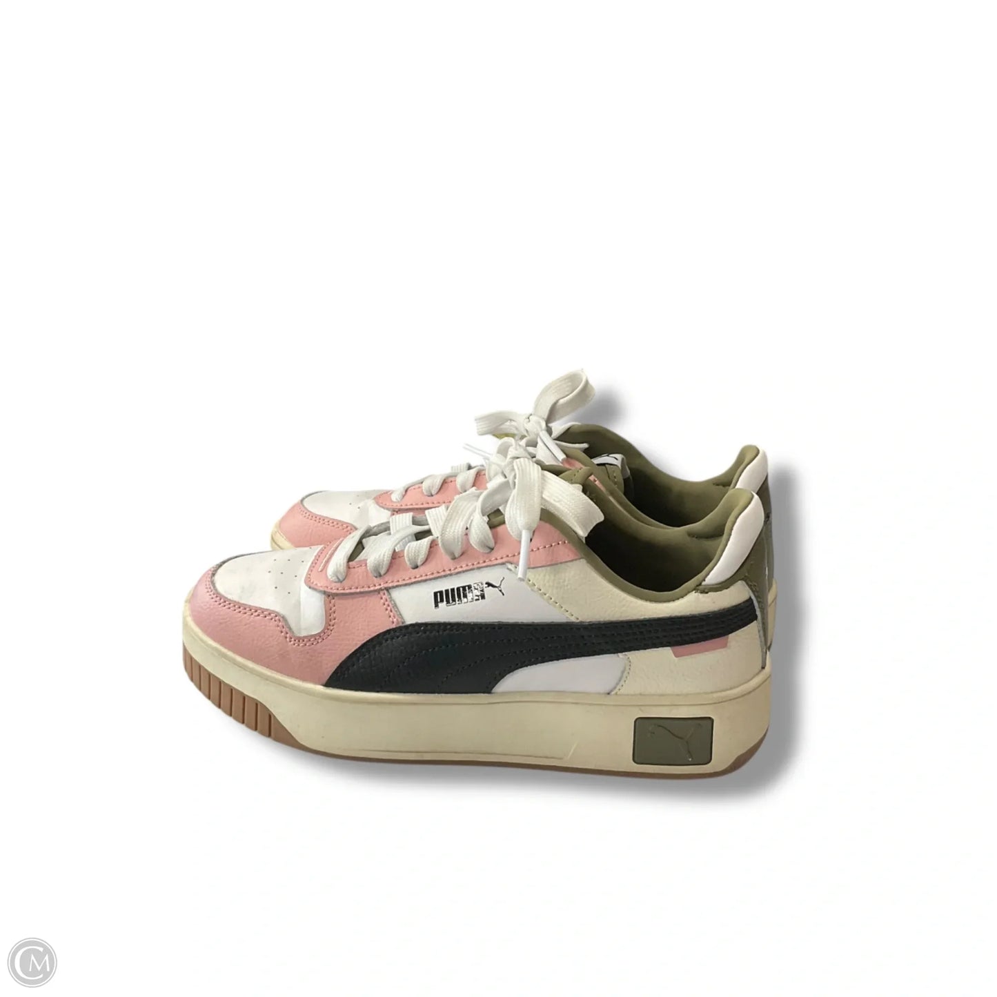 Shoes Athletic By Puma In Green & Pink, Size: 7