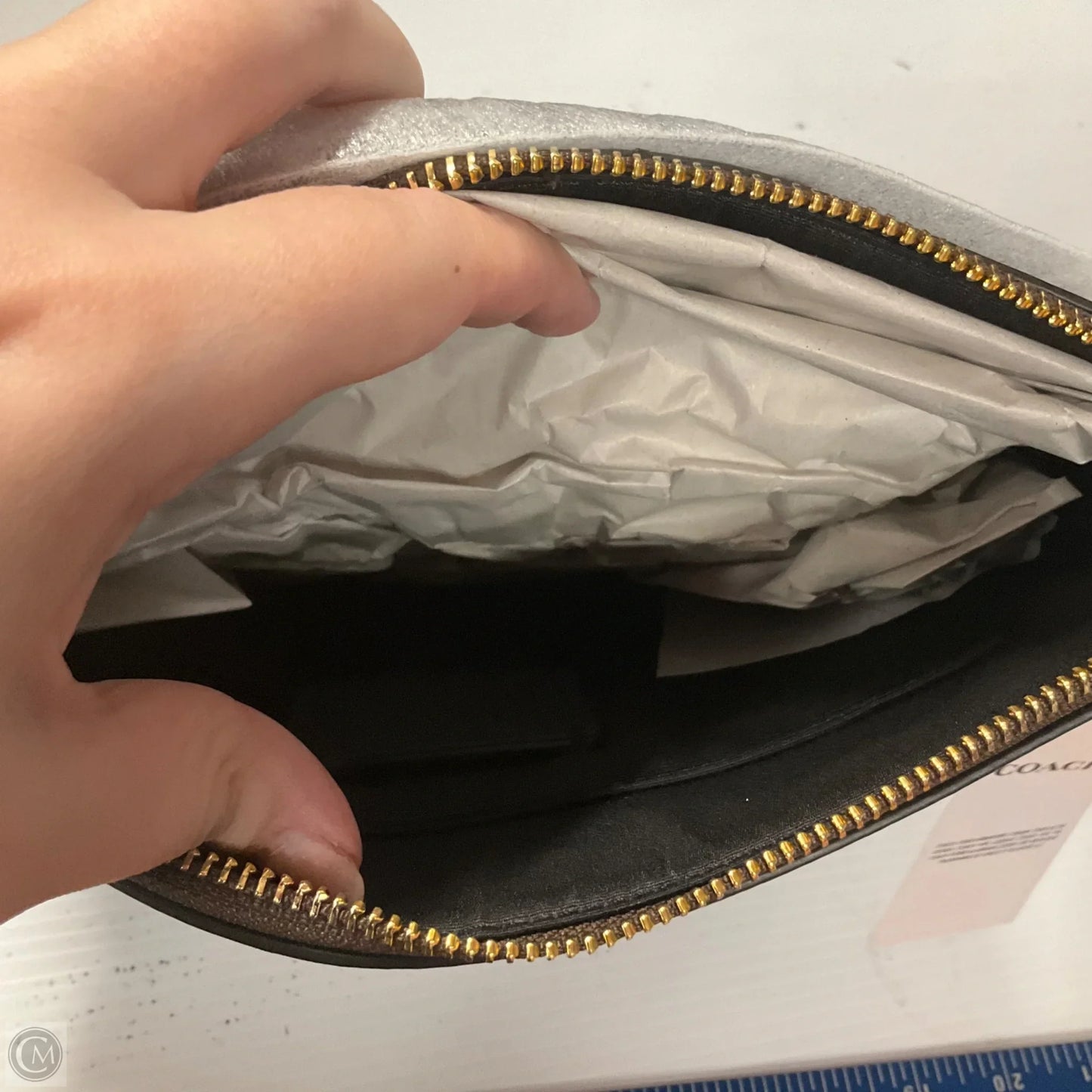 Crossbody Designer By Coach, Size: Medium