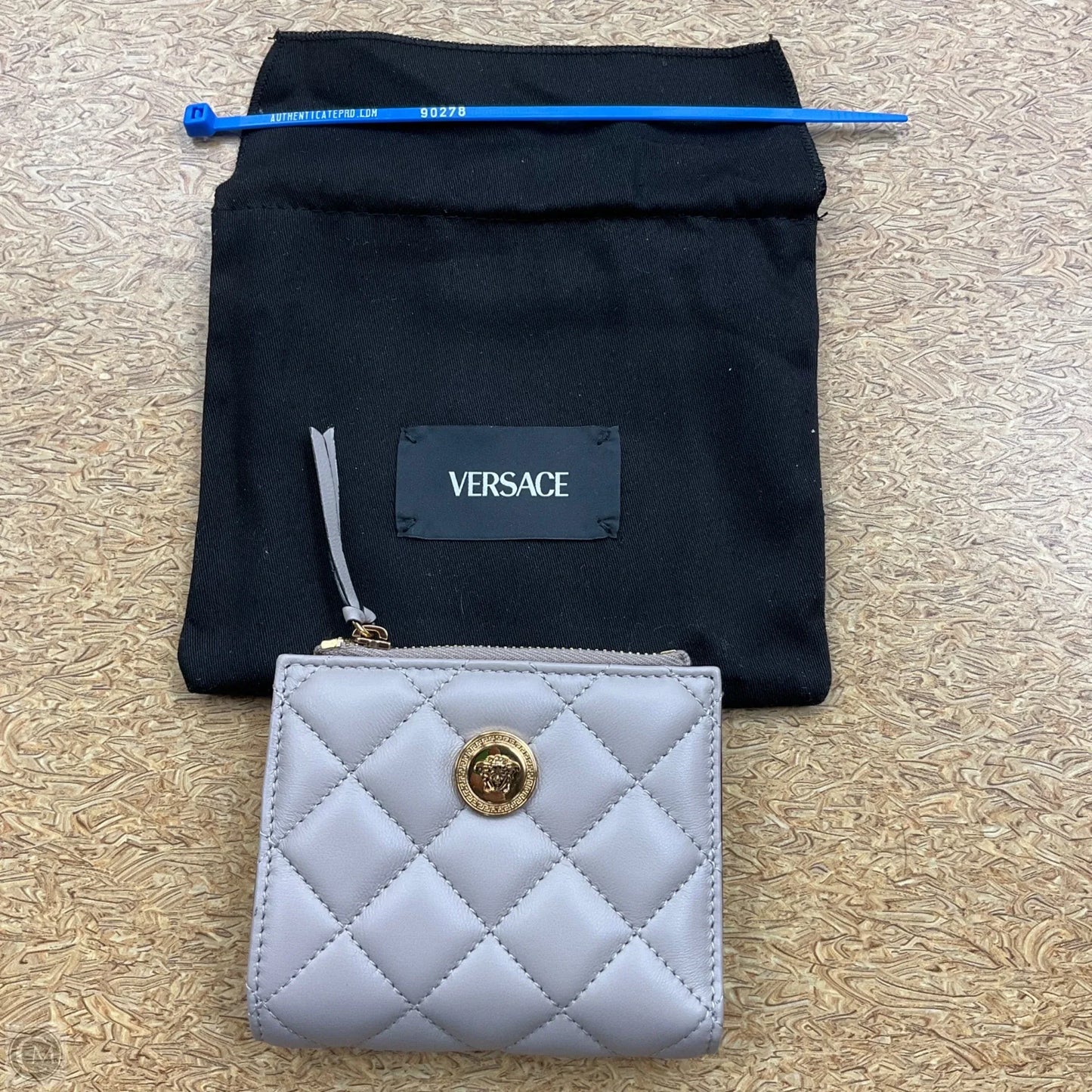 Wallet Luxury Designer By Versace, Size: Small