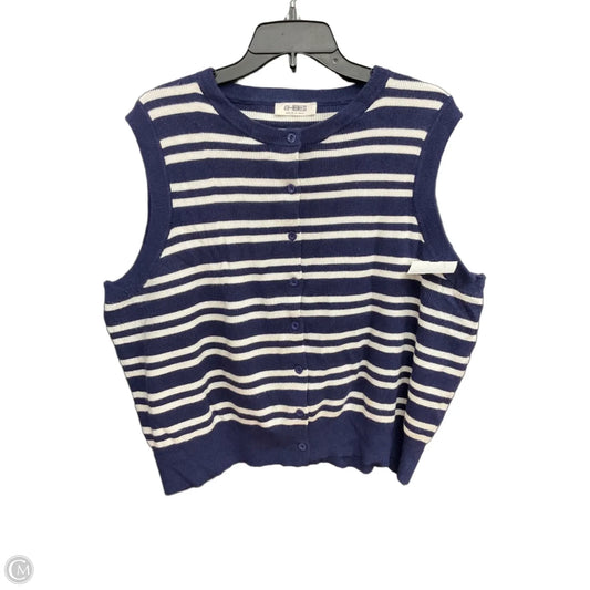 Vest Sweater By 4th & Reckless In Striped Pattern, Size: 3x