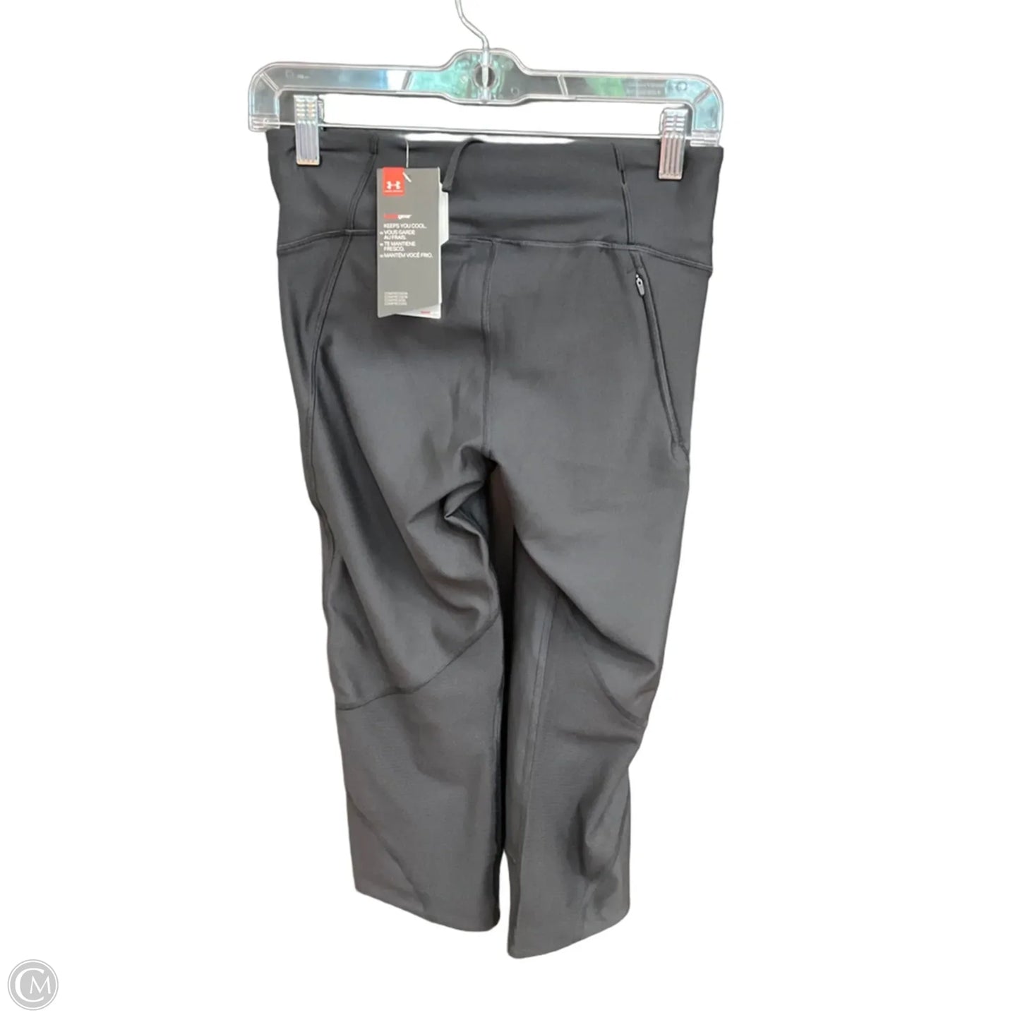 Athletic Capris By Under Armour In Black, Size: M
