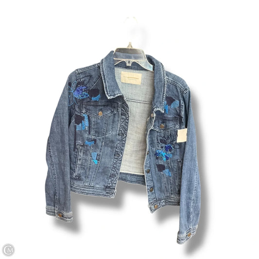Jacket Denim By Pilcro In Blue, Size: M