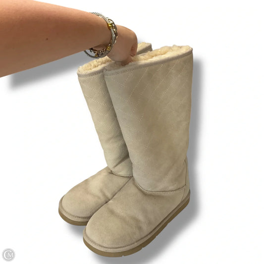 Boots Designer By Ugg In Beige, Size: 8
