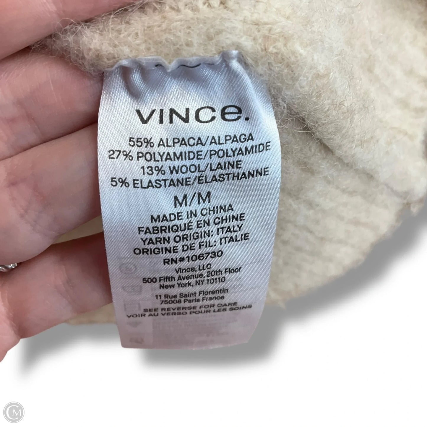 Sweater By Vince In Beige, Size: M