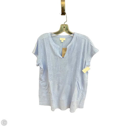 Top Short Sleeve By J. Jill In Blue, Size: M