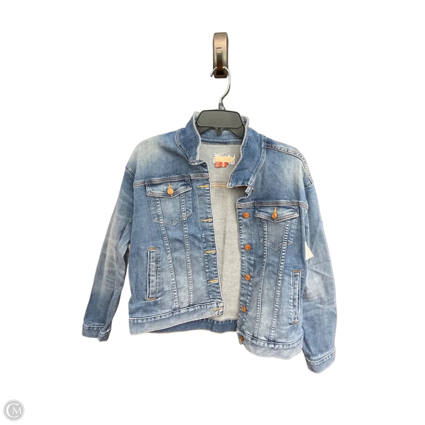 Jacket Denim By Pilcro In Blue, Size: M