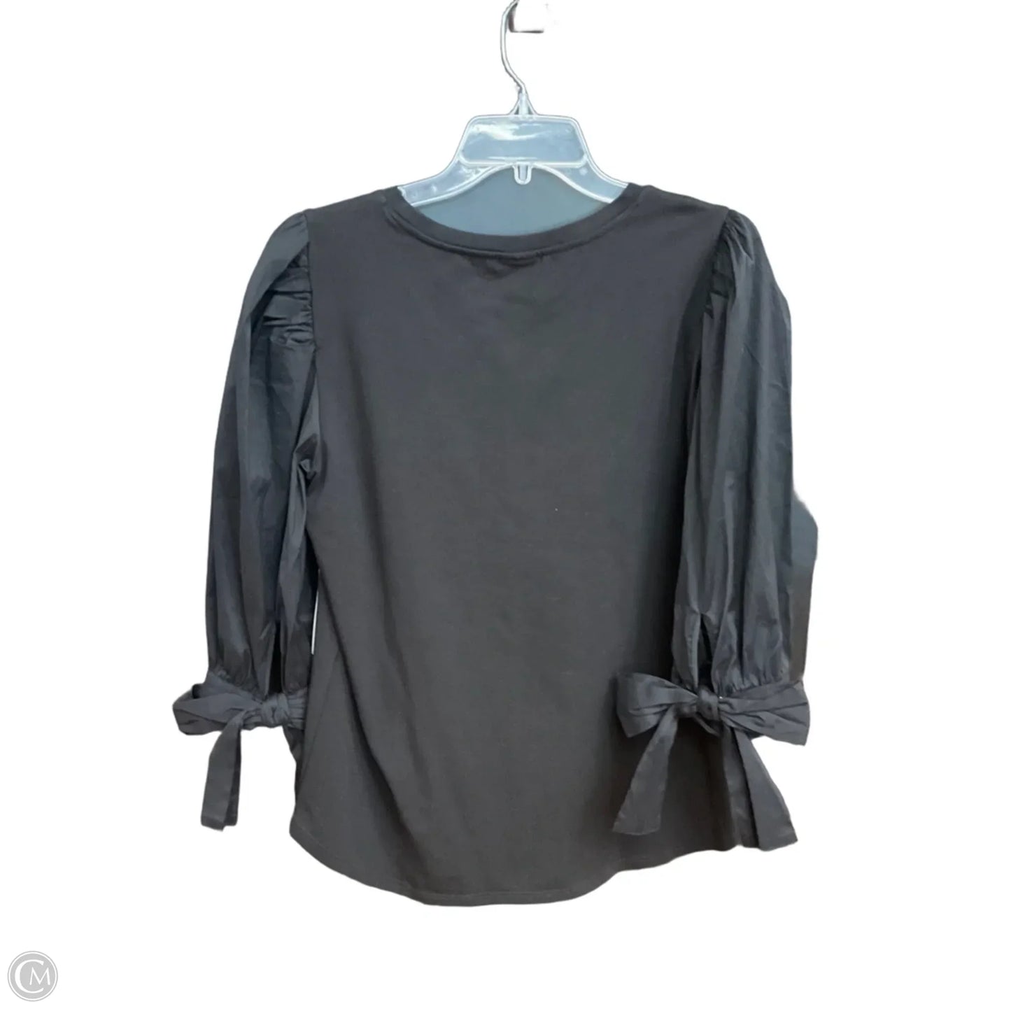 Top Long Sleeve By Chicos In Black, Size: M