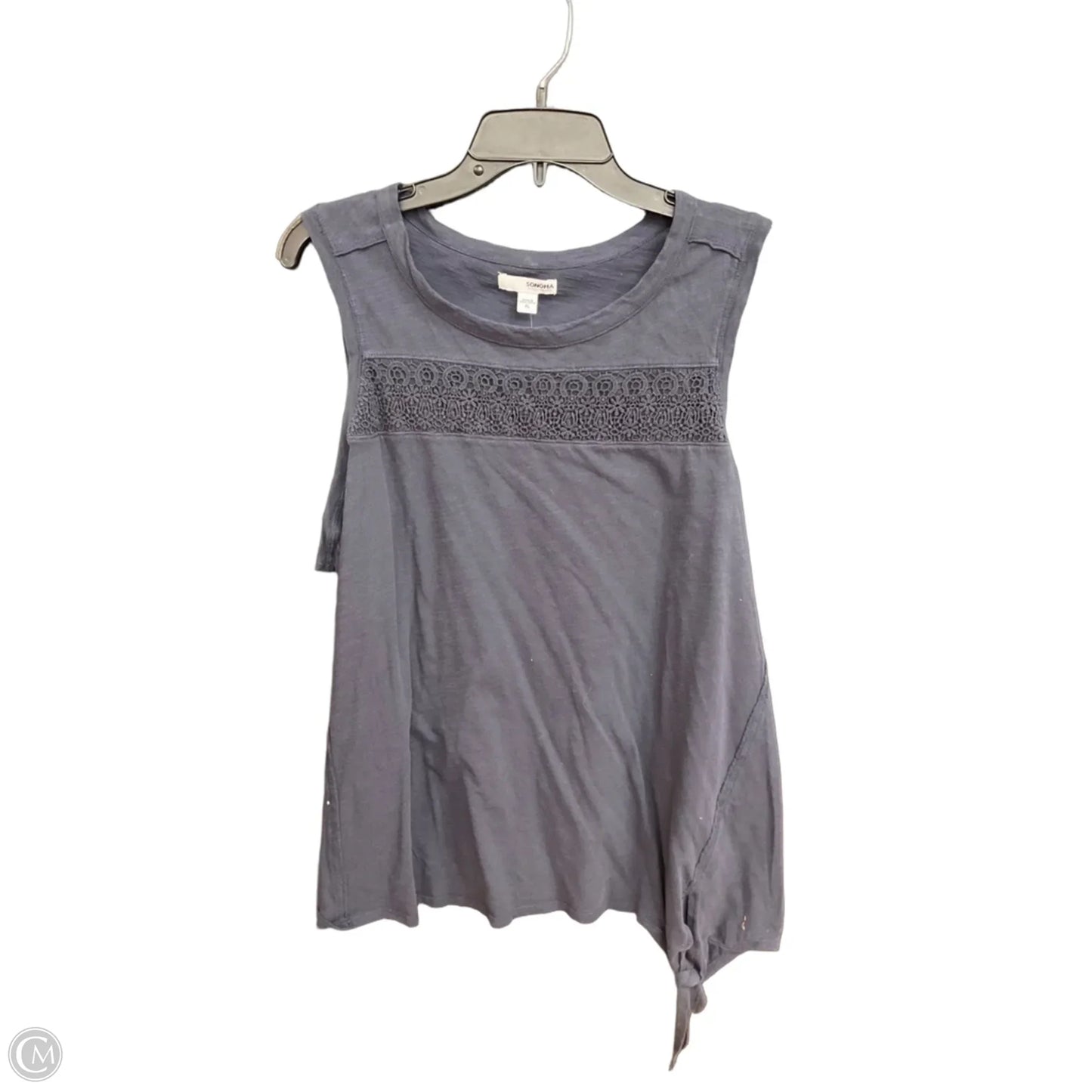 Top Sleeveless By Sonoma In Blue, Size: Xl