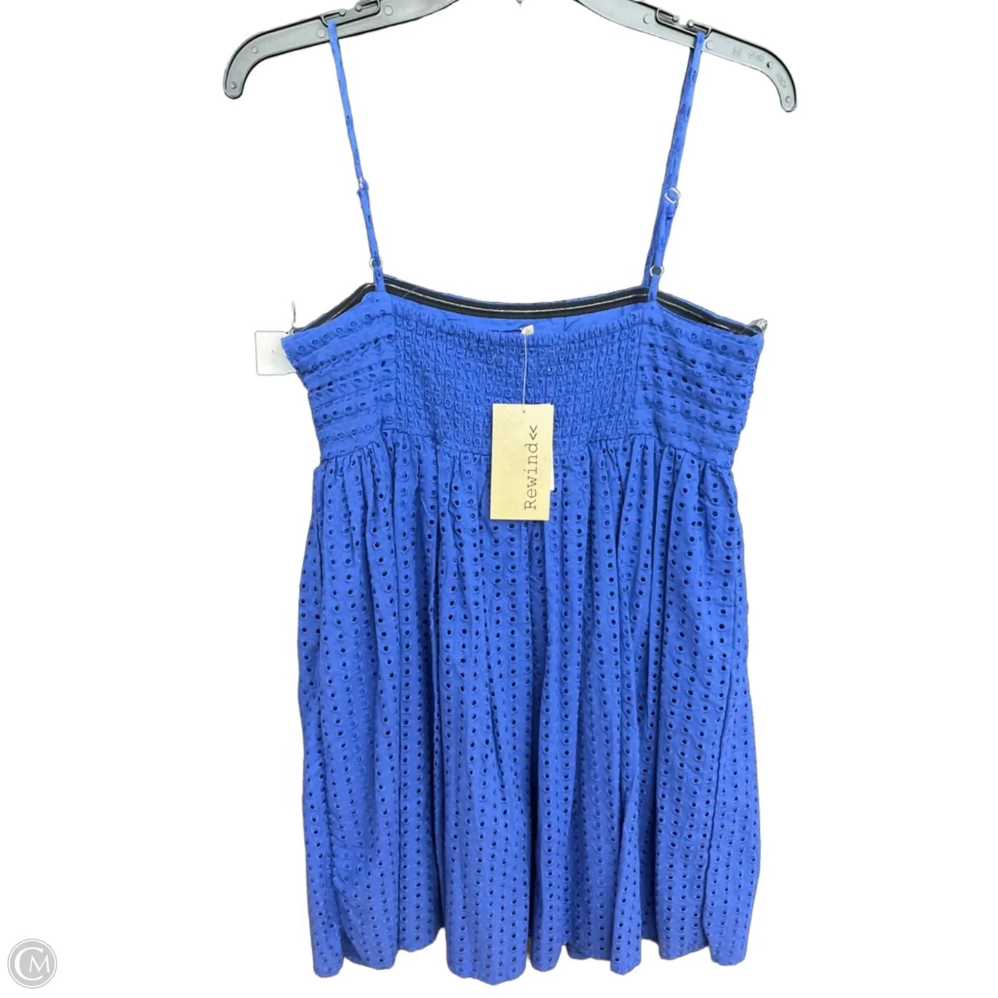 Dress Casual Midi By Rewind In Blue, Size: L
