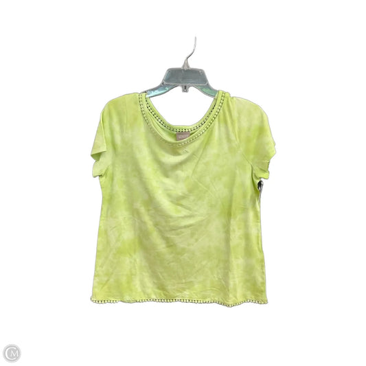 Top Short Sleeve By Chicos In Green, Size: M