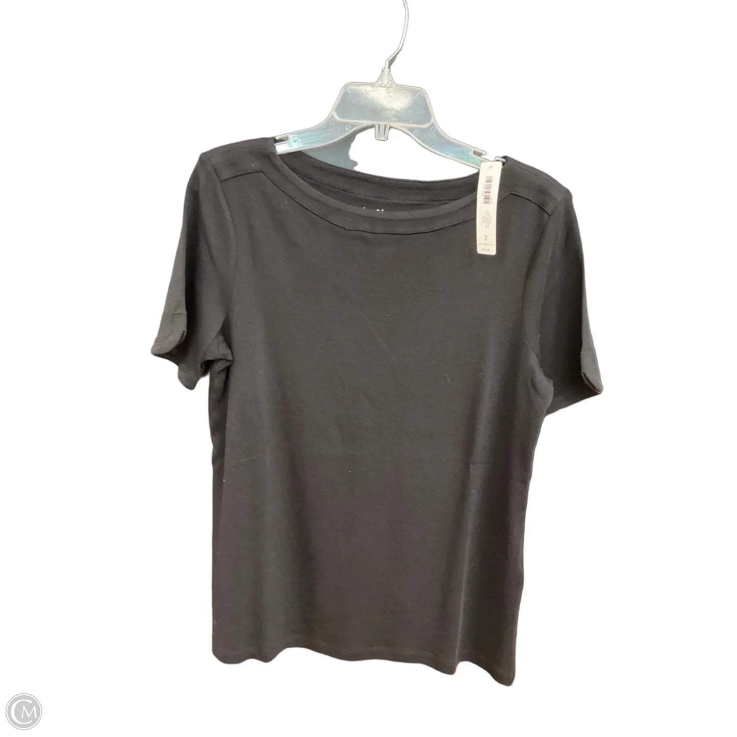 Top Short Sleeve By Chicos In Black, Size: L