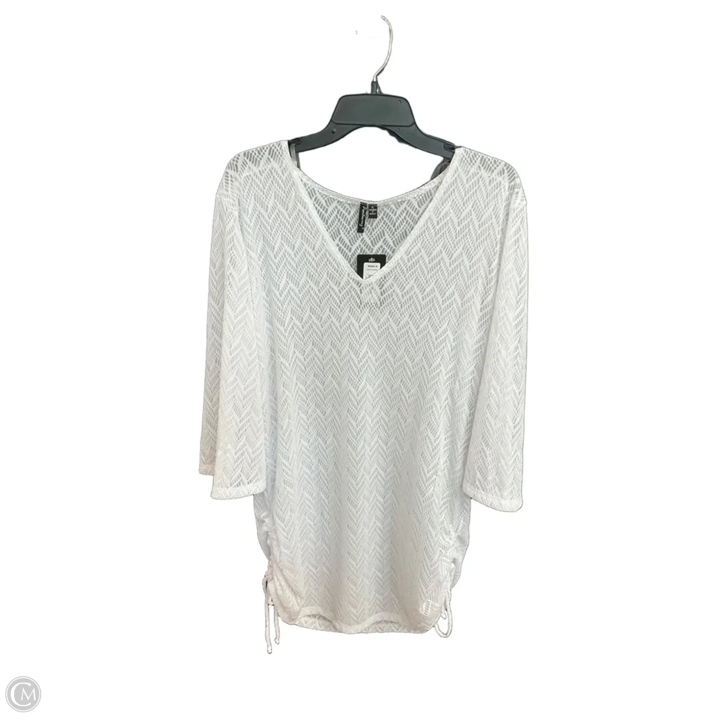 Swimwear Cover-up By Cmc In White, Size: Xl