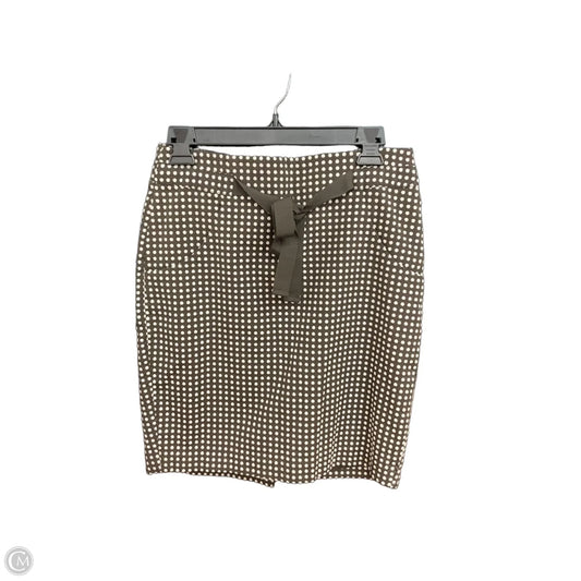 Skirt Midi By Clothes Mentor In Polkadot Pattern, Size: 4