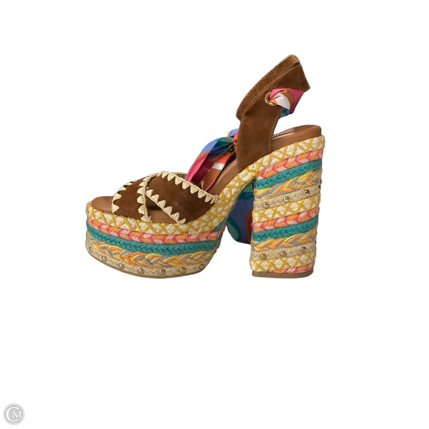 Sandals Designer By Kurt Geiger In Tan, Size: 8.5