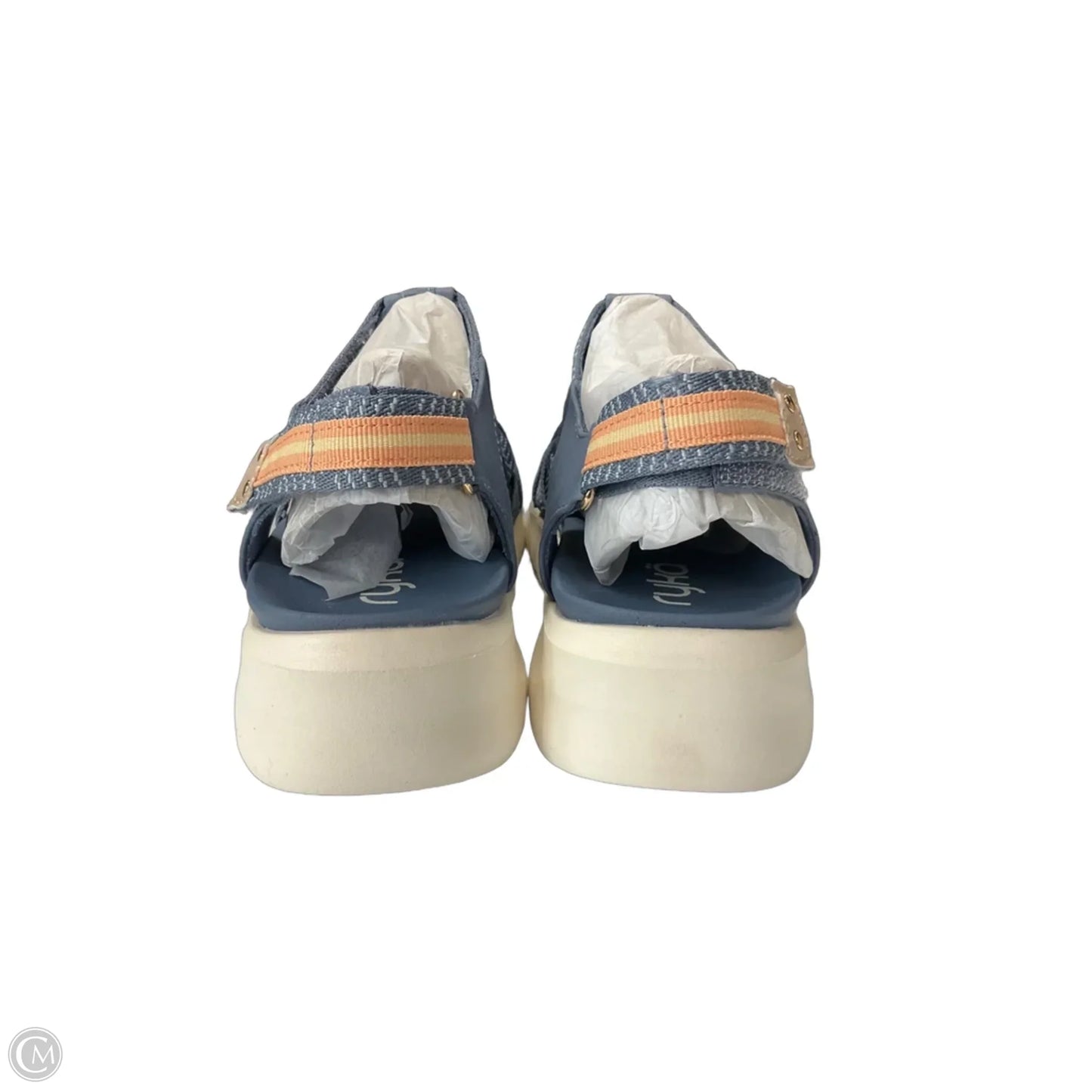 Sandals Flats By Cmc In Blue, Size: 8