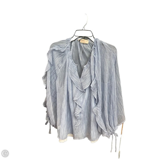 Top Long Sleeve By Loft In Blue, Size: Xl