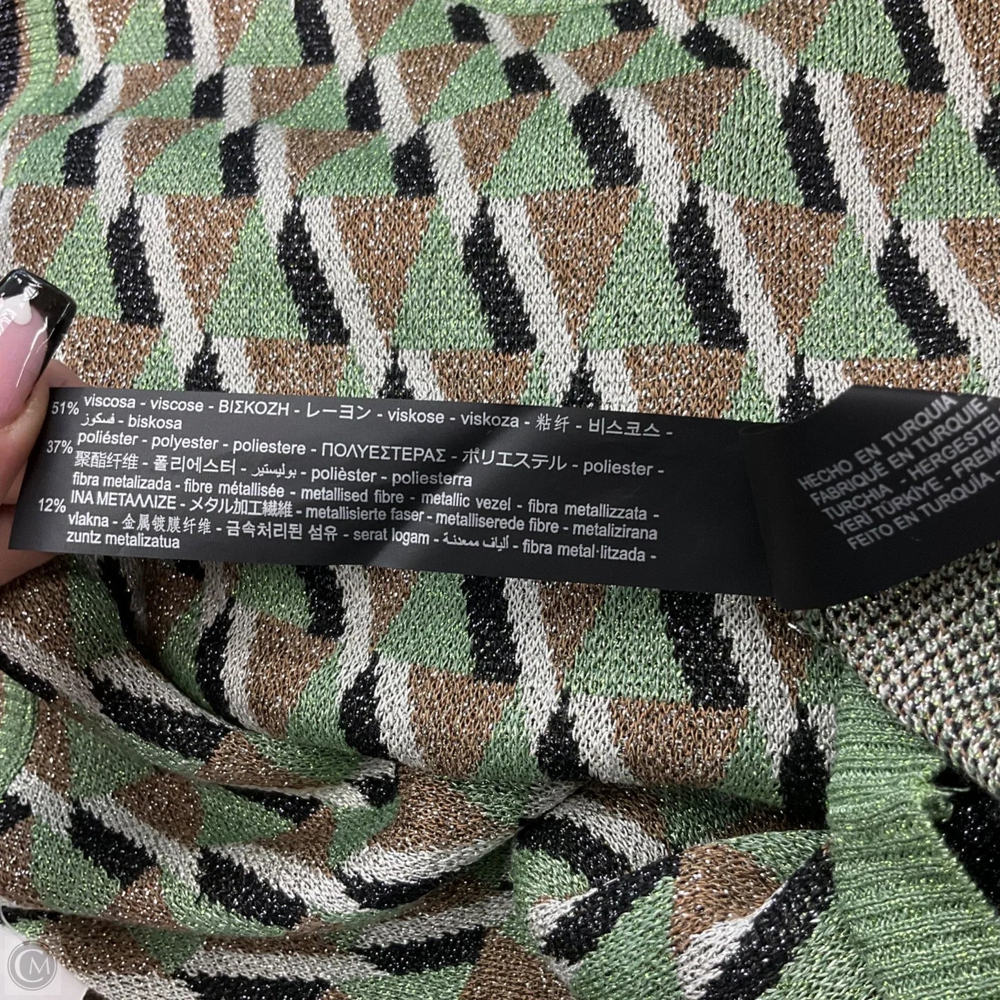 Pants Suit 2pc By Zara In Green, Size: S