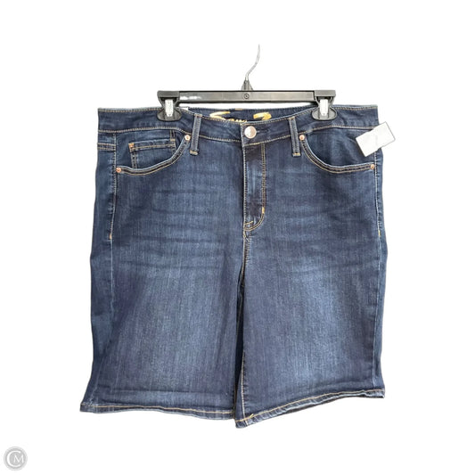 Shorts By Seven 7 In Blue Denim, Size: 16