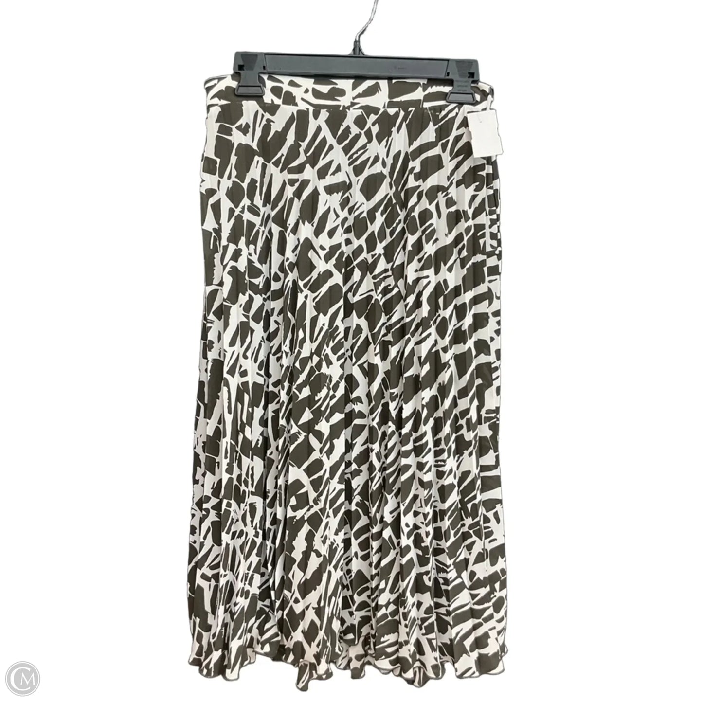 Skirt Maxi By Maeve In Grey & White, Size: S