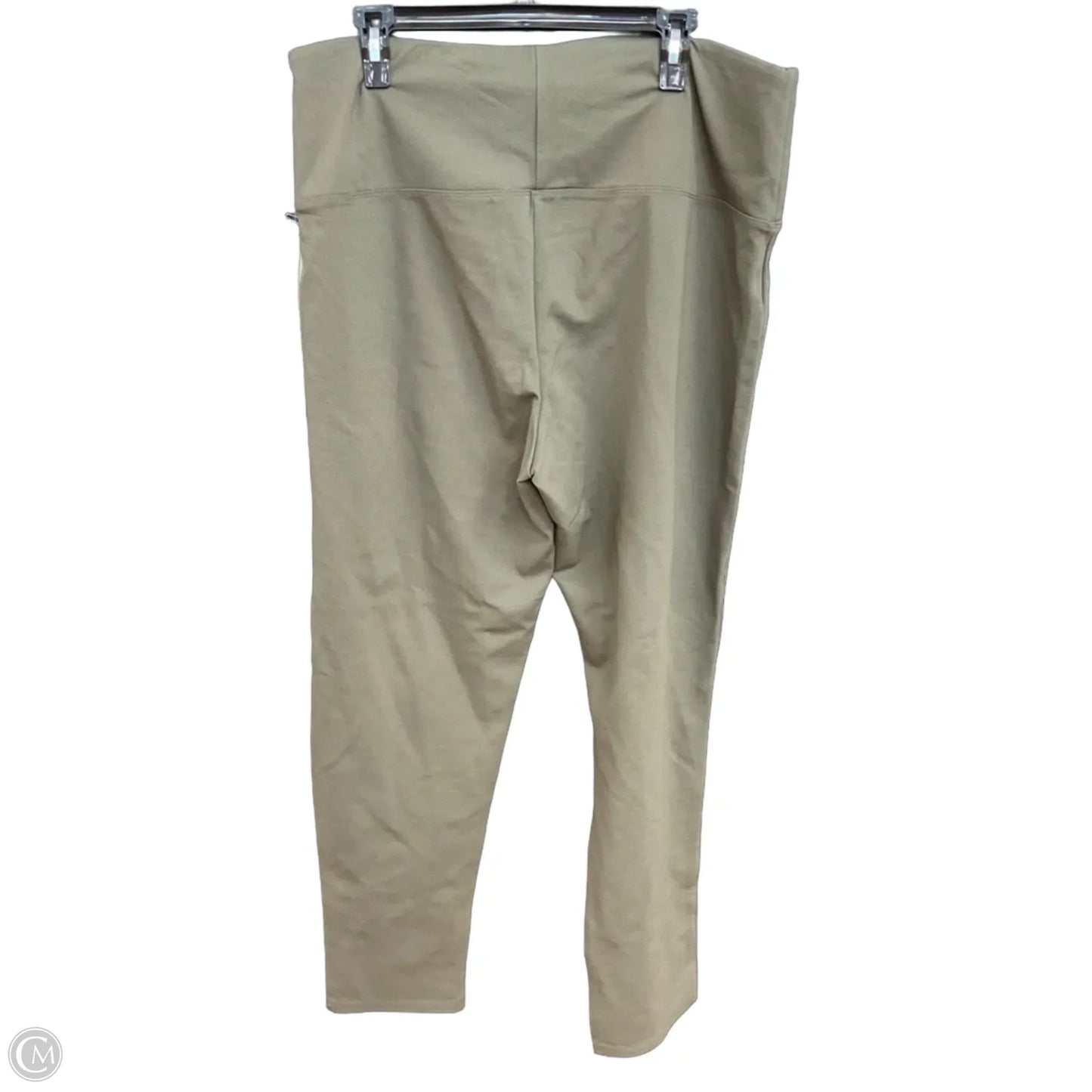 Athletic Leggings By Jones And Co In Green, Size: 2x