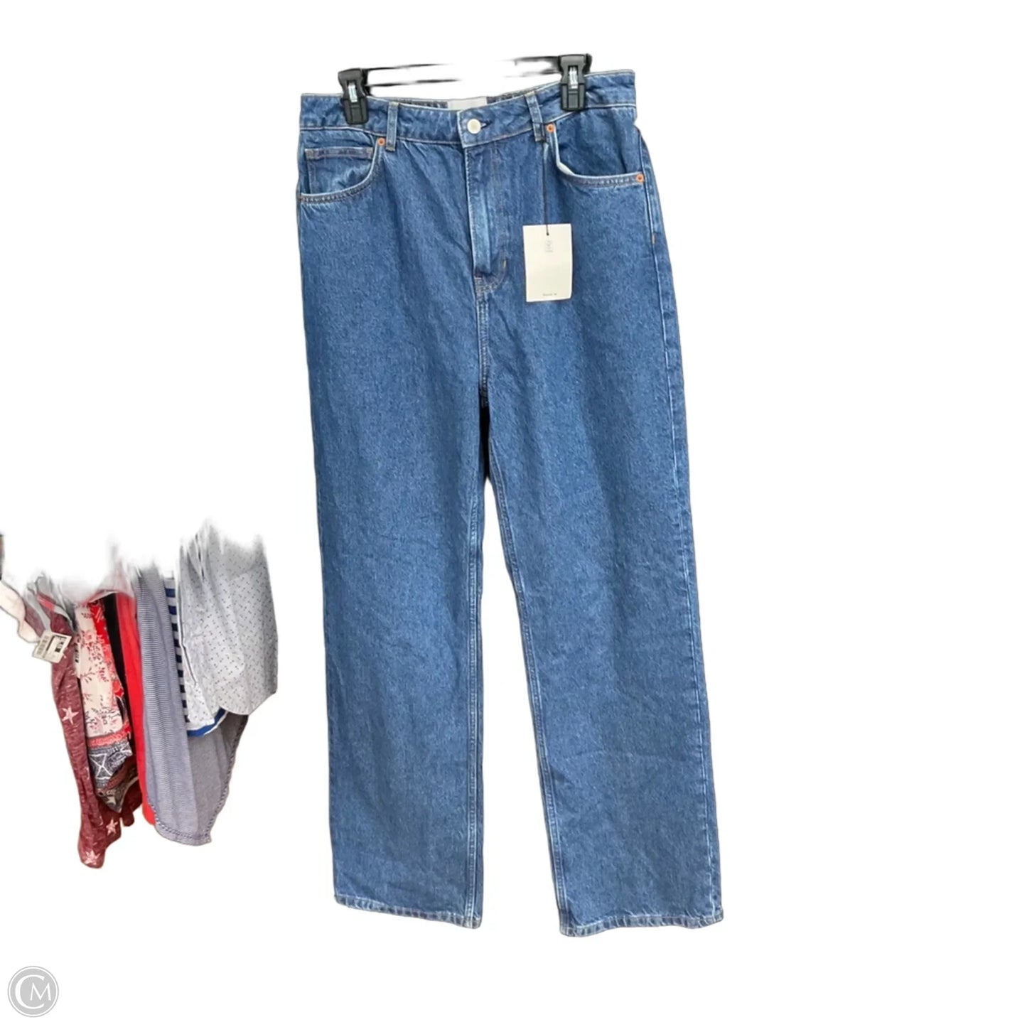 Jeans Boyfriend By Reformation In Blue Denim, Size: 10