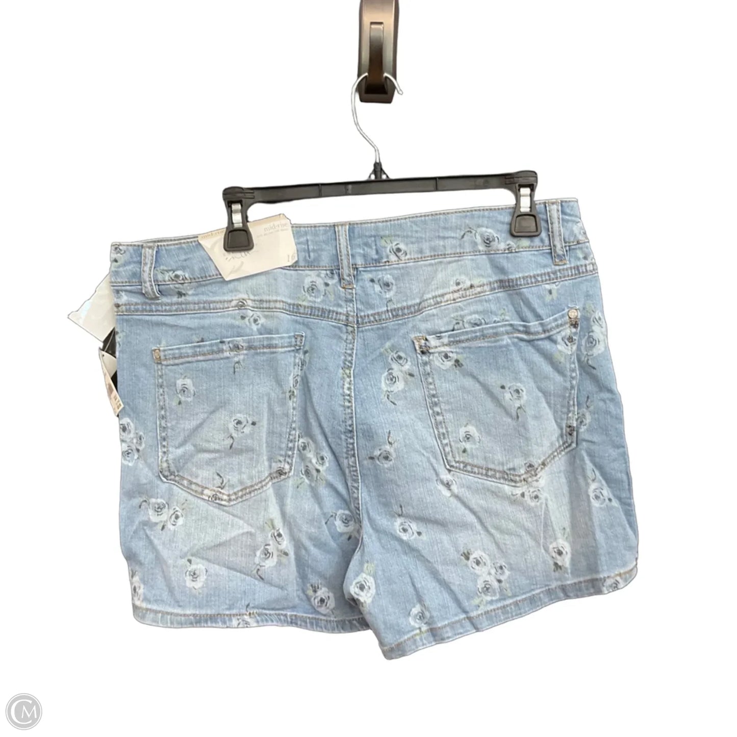 Shorts By Clothes Mentor In Blue Denim, Size: 16