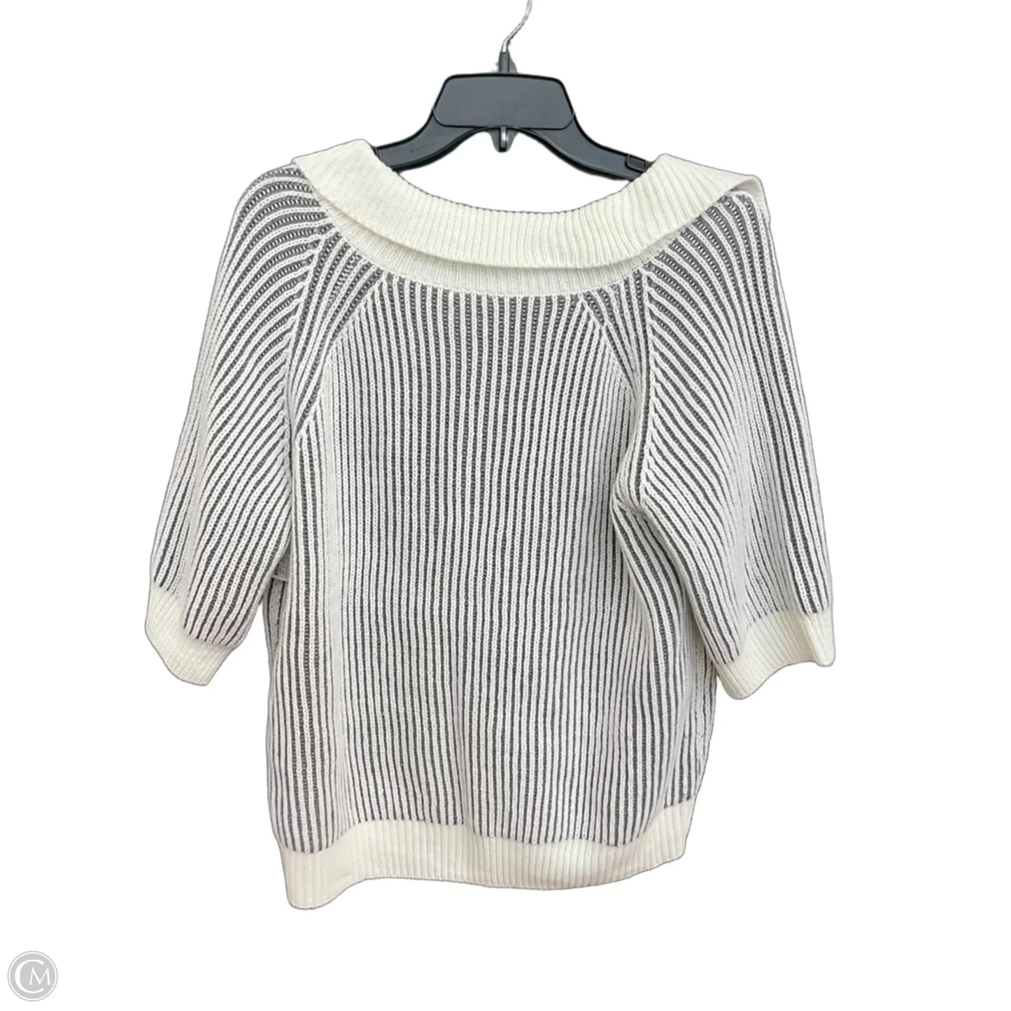 Shorts Set By Bibi In Grey & White, Size: Xl