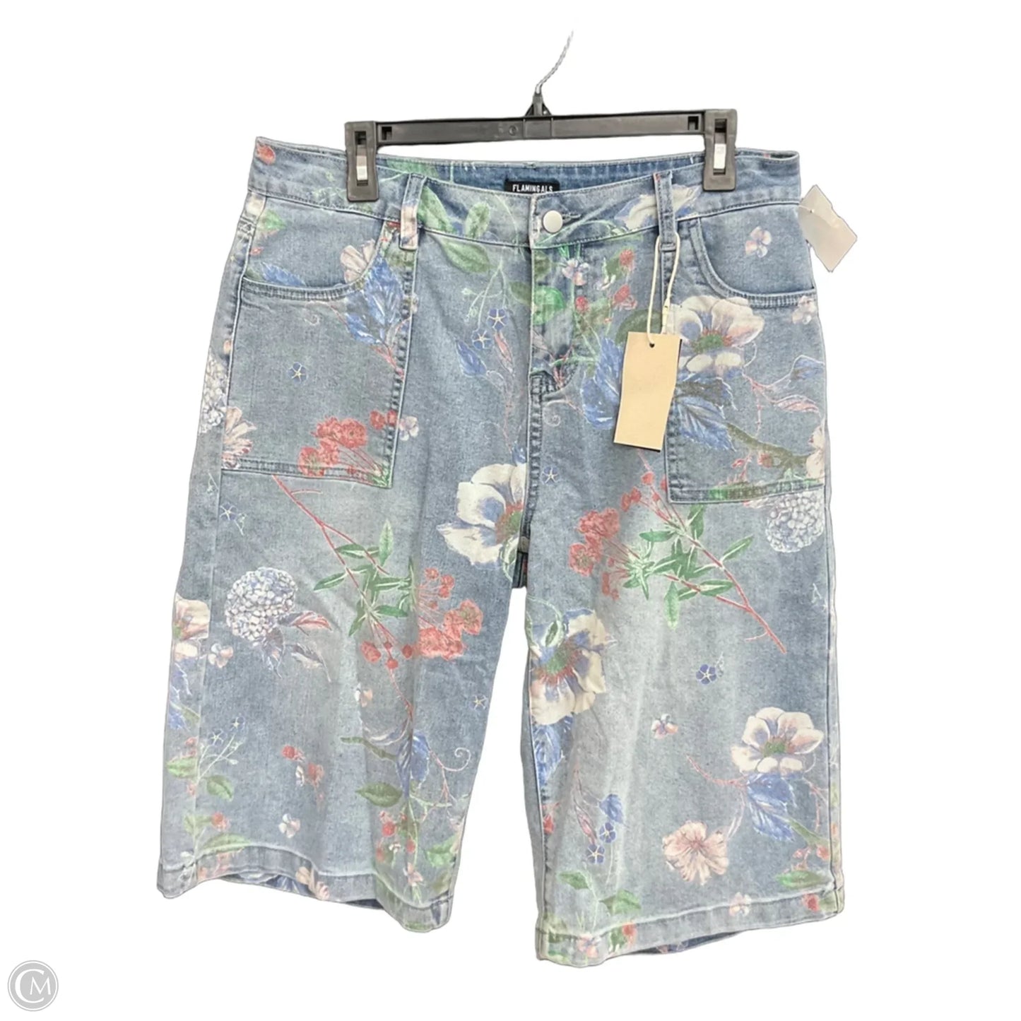 Shorts By Clothes Mentor In Blue Denim, Size: Xl