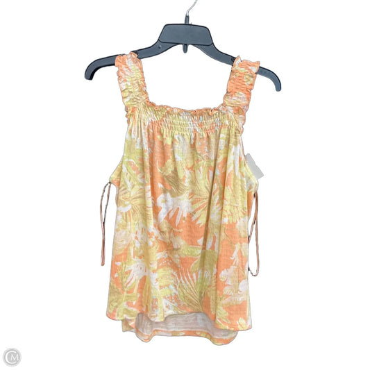 Top Sleeveless By Lc Lauren Conrad In Yellow, Size: Xl
