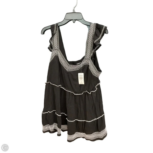 Top Sleeveless By Torrid In Black, Size: 2