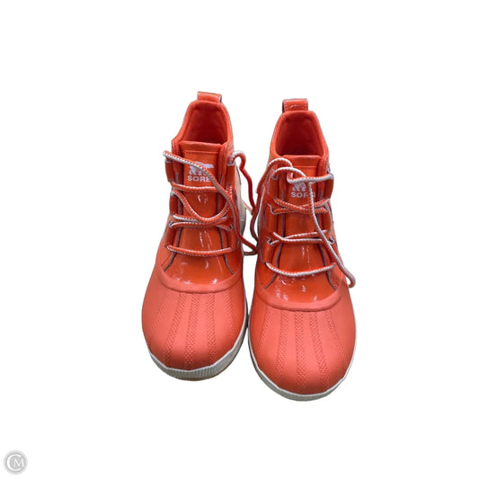 Boots Rain By Sorel In Orange, Size: 7