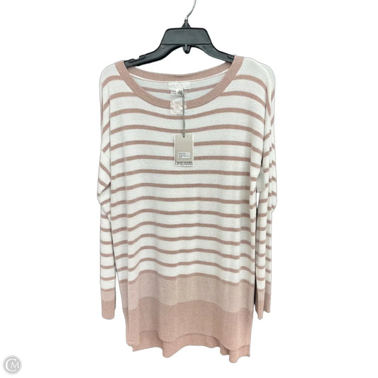 Top Long Sleeve By Barefoot Dreams In Striped Pattern, Size: M