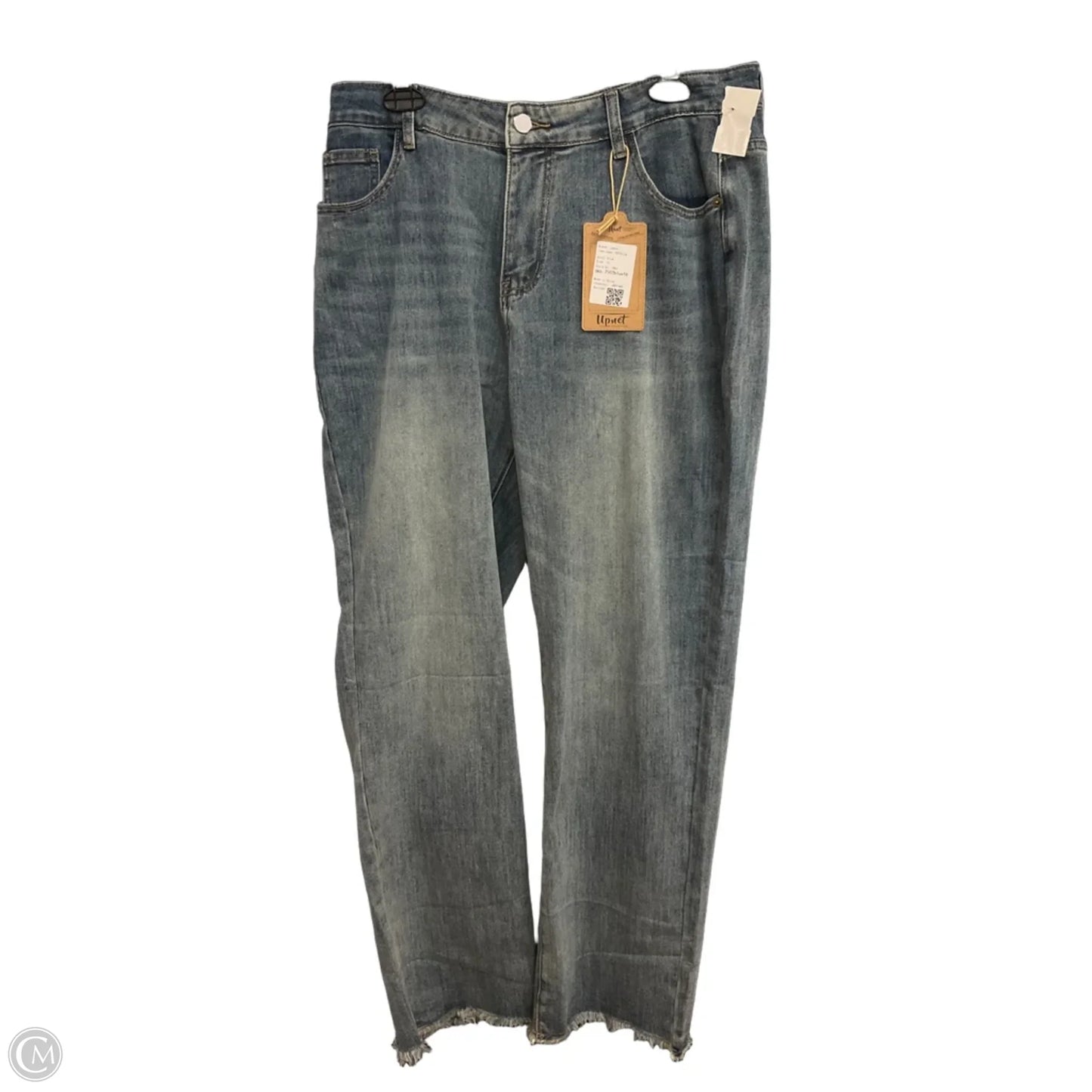 Jeans Straight By Clothes Mentor In Blue Denim, Size: 16