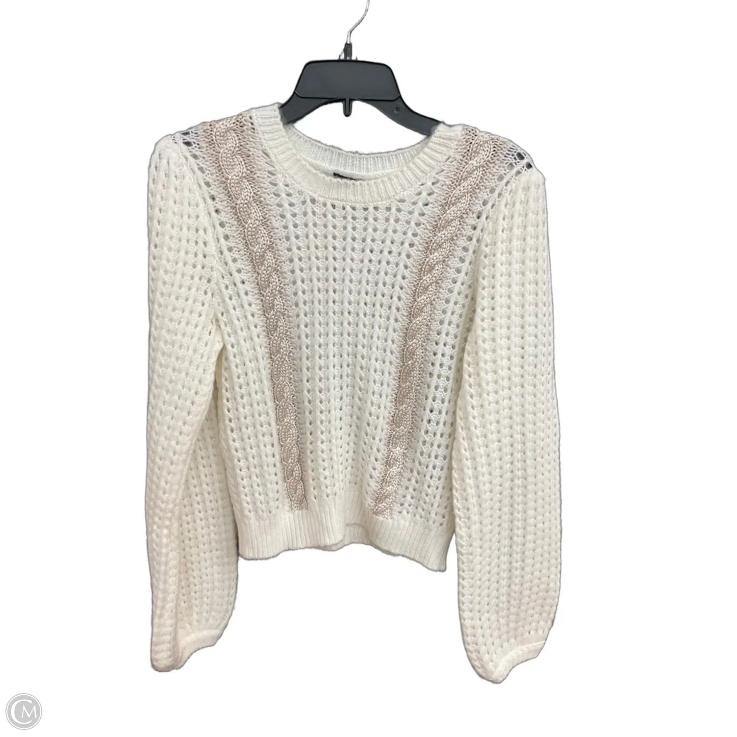 Sweater By Express In Cream, Size: S