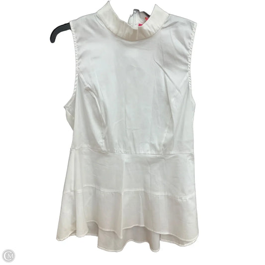 Top Sleeveless By Catherine Malandrino In White, Size: M