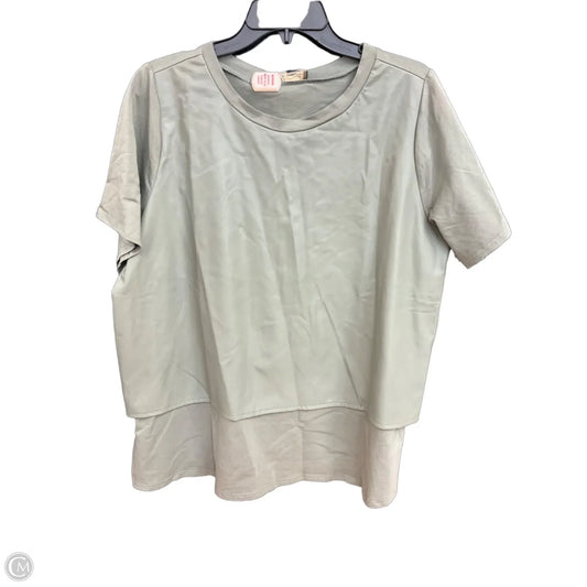 Top Short Sleeve By Dg2 In Green, Size: Xl