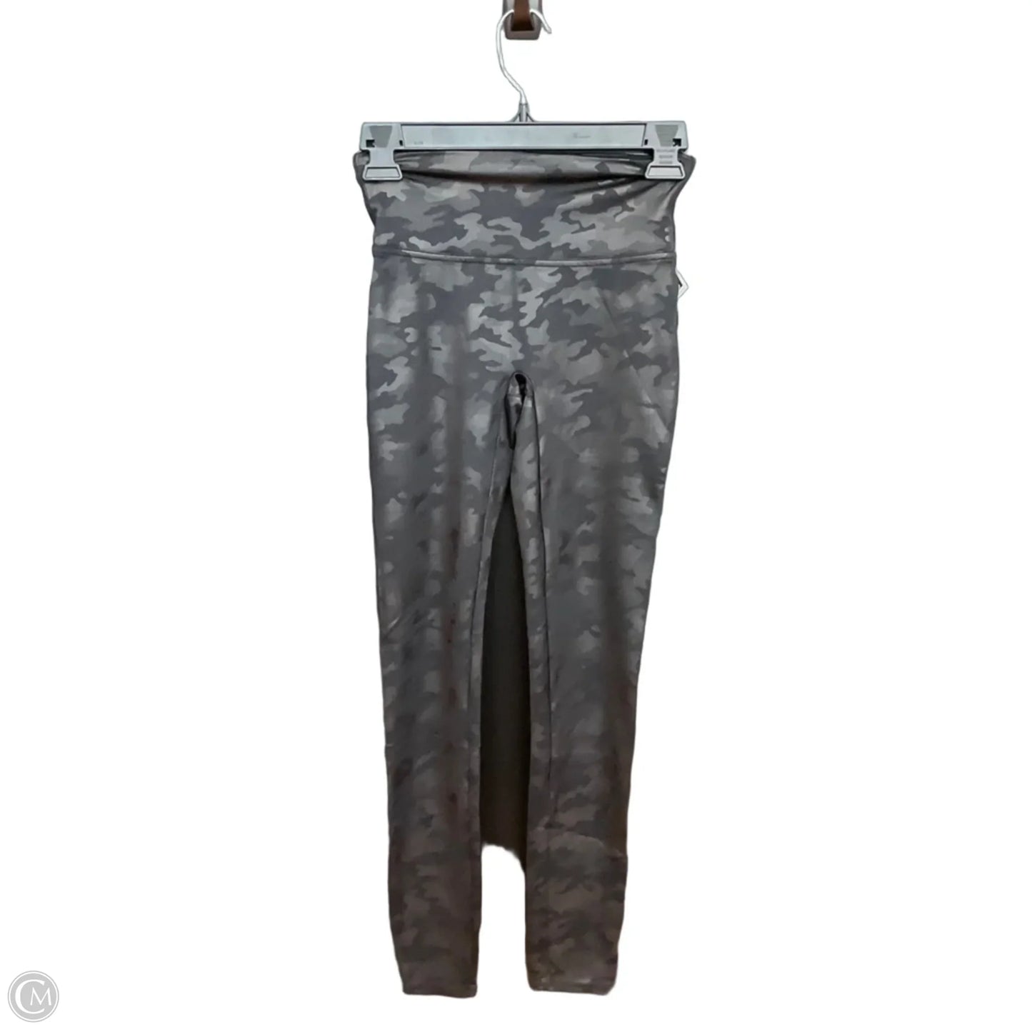 Athletic Leggings By Spanx In Camouflage Print, Size: 4