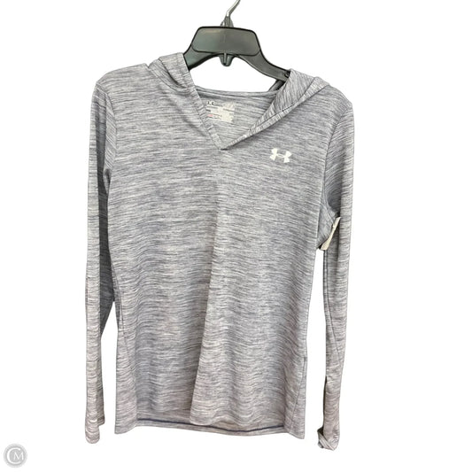 Athletic Sweatshirt Hoodie By Under Armour In Blue, Size: M