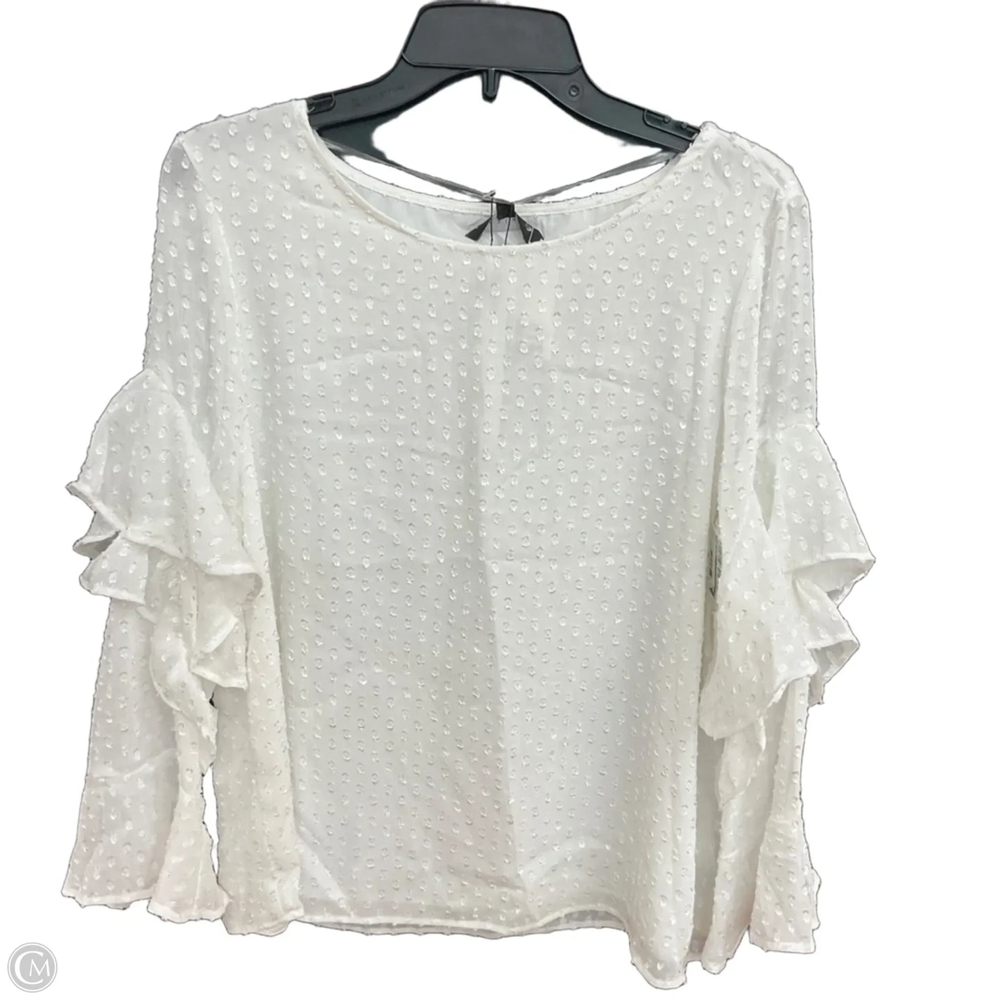 Top Long Sleeve By Sanctuary In White, Size: L