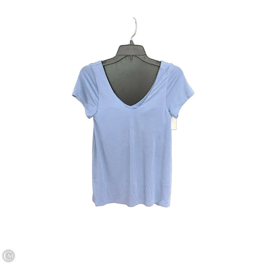 Athletic Top Short Sleeve By Athleta In Blue, Size: S