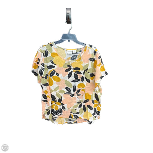 Top Short Sleeve By Rachel Zoe In Multi-colored, Size: 1x