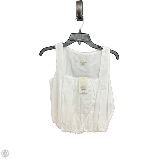 Top Sleeveless By A New Day In White, Size: S