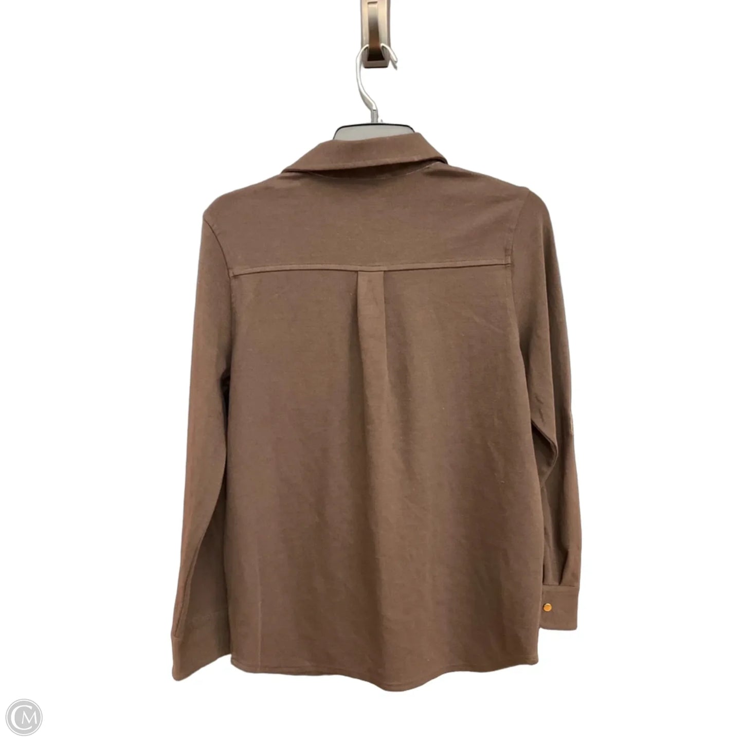 Blouse Long Sleeve By Lauren By Ralph Lauren In Brown, Size: Sp