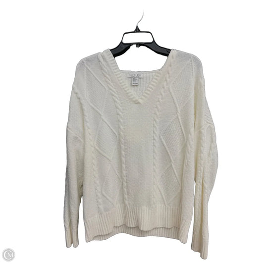 Sweater By Rachel Zoe In Cream, Size: Xl