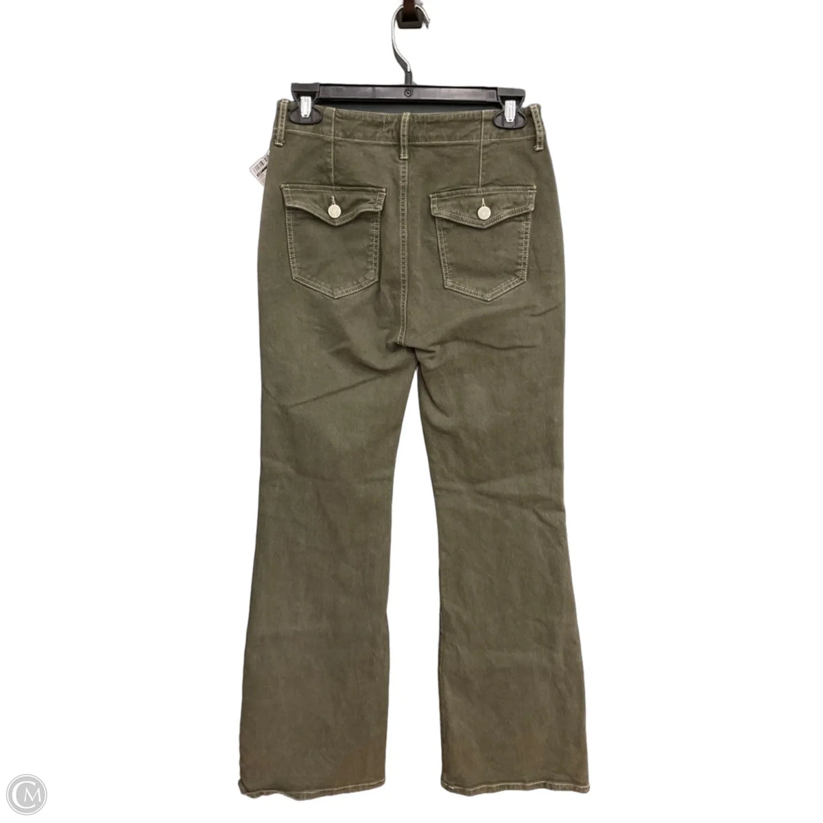 Jeans Flared By Loft In Green, Size: 0