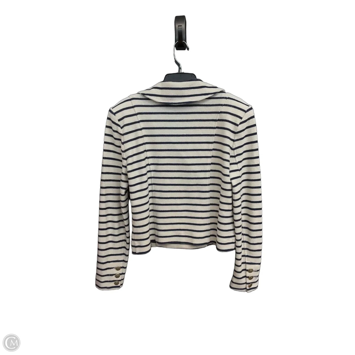 Blazer By Cabi In Striped Pattern, Size: S