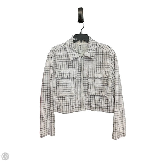 Jacket Fleece By Abercrombie And Fitch In White, Size: L