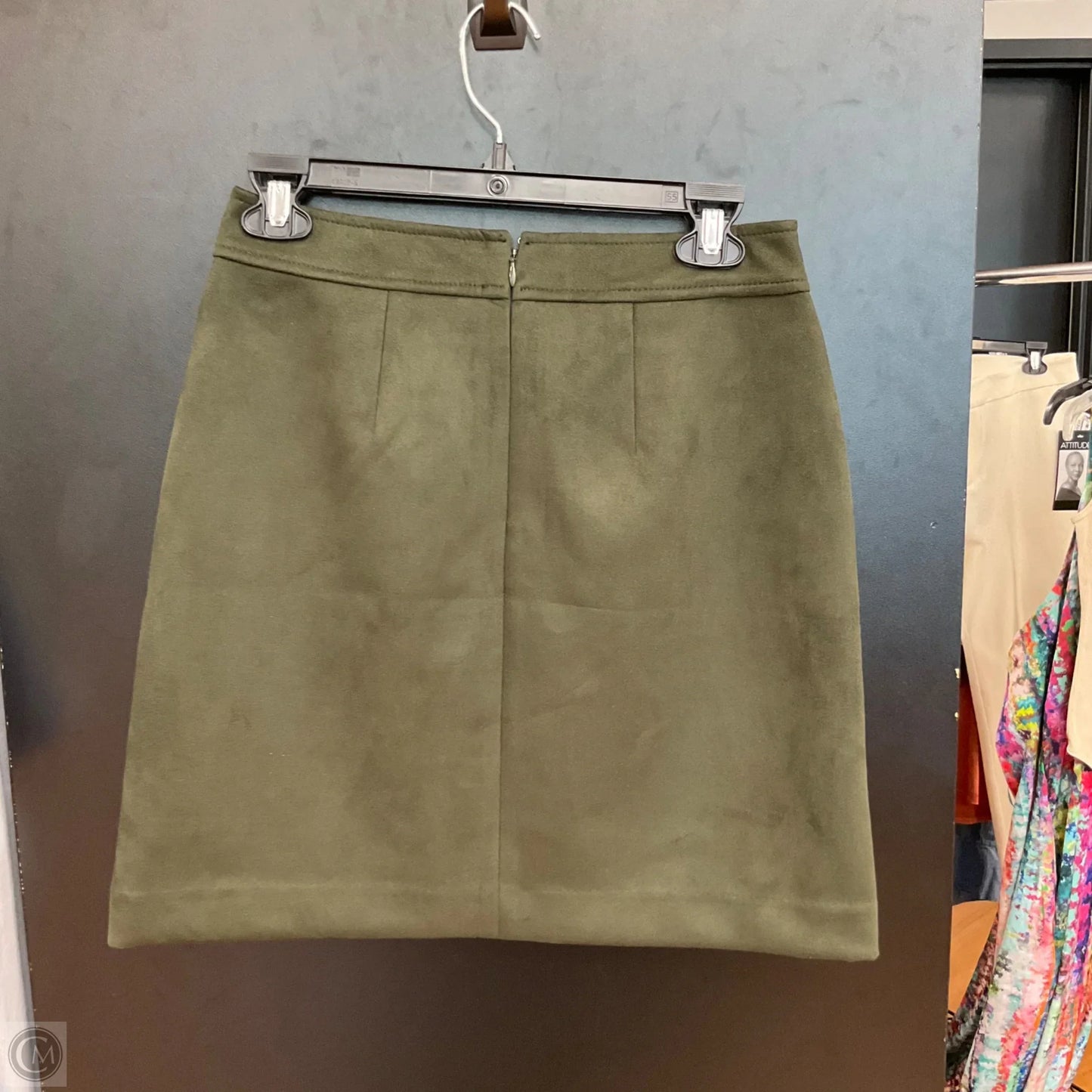 Skirt Mini & Short By Loft In Green, Size: 2p
