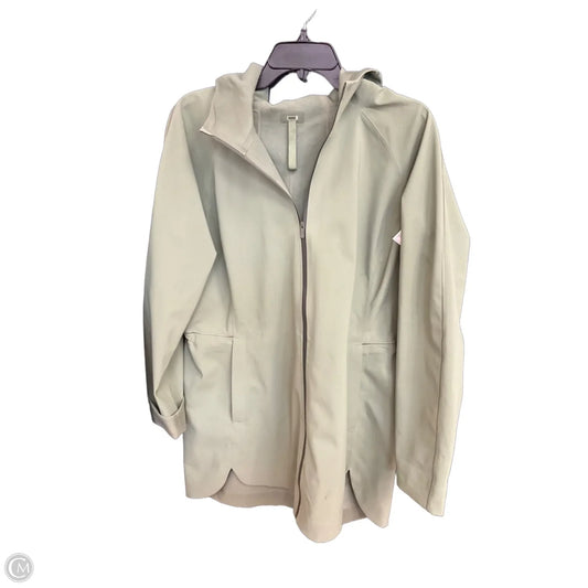 Coat Raincoat By Lululemon In Green, Size: L